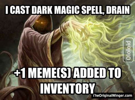 Magic spell meme